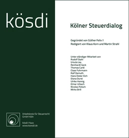 Abbildung von KÖSDI - Kölner Steuerdialog | 2. Auflage | 2024 | beck-shop.de