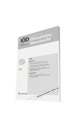 Abbildung von Wieland (Hrsg.)
 | Informationsdienst Öffentliches Dienstrecht • IÖD | 27. Auflage | 2023 | beck-shop.de