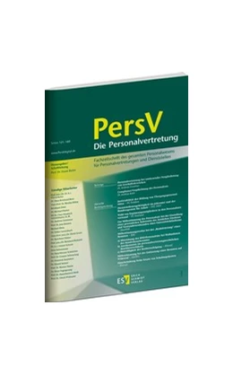 Abbildung von Die Personalvertretung • PersV | 61. Auflage | 2024 | beck-shop.de