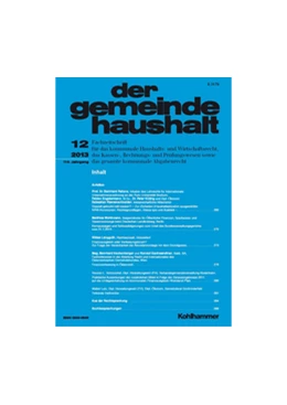 Abbildung von Der Gemeindehaushalt | 119. Auflage | 2024 | beck-shop.de