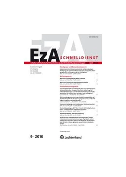 Abbildung von EzA-Schnelldienst | 29. Auflage | 2023 | beck-shop.de