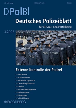 Abbildung von Deutsches Polizeiblatt (DPolBl) | 36. Auflage | 2024 | beck-shop.de