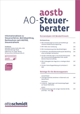 Abbildung von Der AO-Steuer-Berater - aostb | 1. Auflage | 2023 | beck-shop.de
