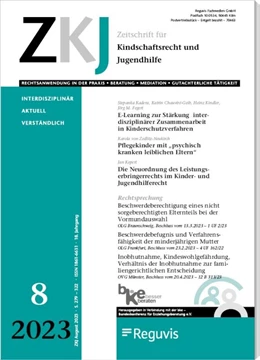 Abbildung von Zeitschrift für Kindschaftsrecht und Jugendhilfe • ZKJ | 13. Auflage | 2023 | beck-shop.de