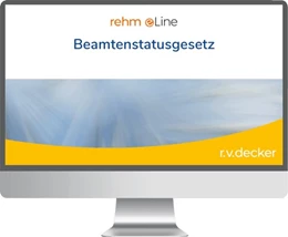 Abbildung von Beamtenstatusgesetz • Online | 1. Auflage | | beck-shop.de