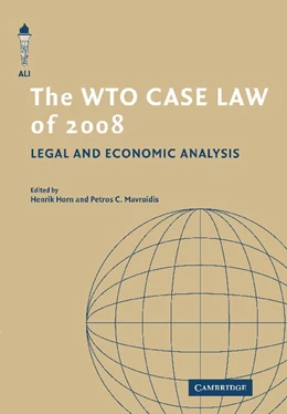 Abbildung von Henrik / Petros C | The WTO Case Law of 2008 | 1. Auflage | 2010 | 6 | beck-shop.de