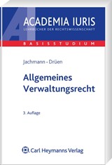 Abbildung von Jachmann / Drüen | Allgemeines Verwaltungsrecht | 3., neu bearbeitete Auflage | 2010 | beck-shop.de