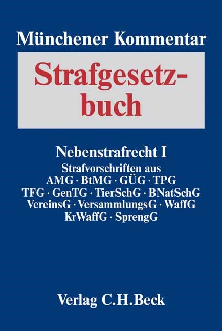 Cover:, Nebenstrafrecht I