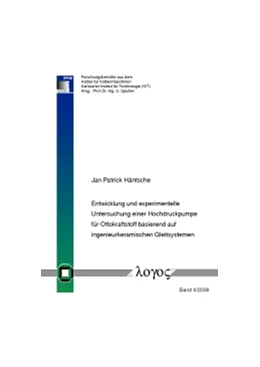 Abbildung von Häntsche | Entwicklung und experimentelle Untersuchung einer Hochdruckpumpe für Ottokraftstoff basierend auf ingenieurkeramischen Gleitsystemen | 1. Auflage | 2010 | 4/2009 | beck-shop.de