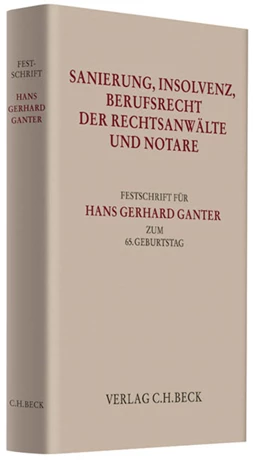 Abbildung von Sanierung, Insolvenz, Berufsrecht der Rechtsanwälte und Notare | 1. Auflage | 2010 | beck-shop.de