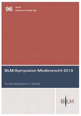 Abbildung von BLM-Symposion Medienrecht 2010 | 1. Auflage | 2011 | 96 | beck-shop.de