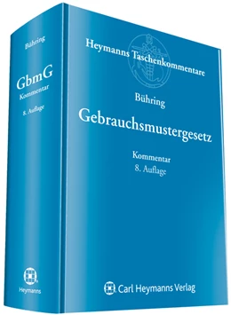 Abbildung von Bühring / Braitmayer | Gebrauchsmustergesetz | 8. Auflage | 2011 | beck-shop.de