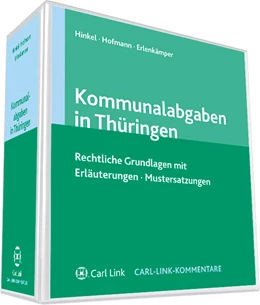 Abbildung von Hinkel / Hofmann | Kommunalabgaben in Thüringen | 1. Auflage | 2019 | beck-shop.de