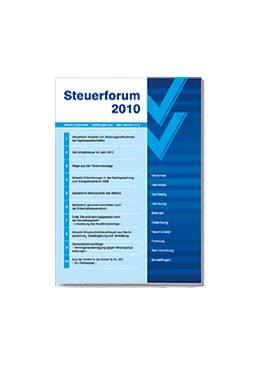 Abbildung von Fuhrmann / Strahl | Steuerforum 2010 | 1. Auflage | 2010 | beck-shop.de