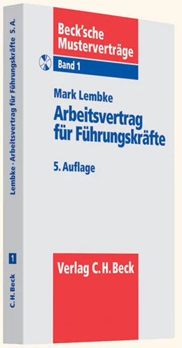 Abbildung von Lembke | Arbeitsvertrag für Führungskräfte | 5. Auflage | 2012 | Band 1 | beck-shop.de