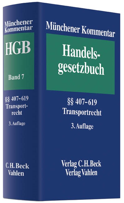 Cover:, §§ 407-619 Transportrecht