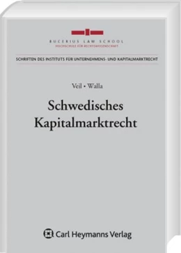 Abbildung von Veil / Walla | Schwedisches Kapitalmarktrecht | 1. Auflage | 2010 | beck-shop.de