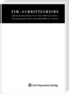 Abbildung von Hauser / | Strukturelle Maßnahmen im Europäischen Kartellverfahrensrecht (FIW 227) | 1. Auflage | 2010 | 227 | beck-shop.de