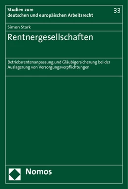 Abbildung von Stark | Rentnergesellschaften | 1. Auflage | 2011 | 33 | beck-shop.de