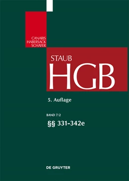 Abbildung von Staub | Handelsgesetzbuch: HGB, Band 7/2: §§ 331-342e | 5. Auflage | 2012 | beck-shop.de