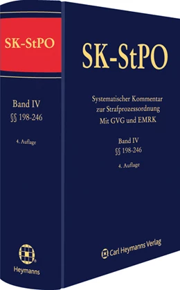Abbildung von Wolter | Systematischer Kommentar zur Strafprozessordnung: SK-StPO, Band IV: §§ 198-246 StPO | 4. Auflage | 2011 | beck-shop.de