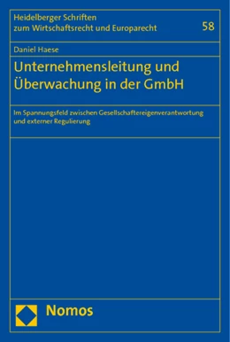 Abbildung von Haese | Die Unternehmensleitung und Überwachung in der GmbH | 1. Auflage | 2011 | 58 | beck-shop.de