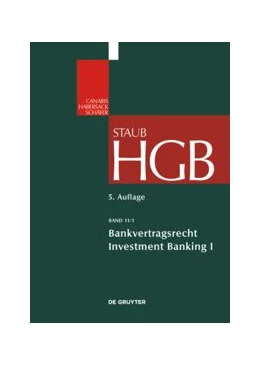 Abbildung von Staub | Handelsgesetzbuch: HGB, Band 11: Bankvertragsrecht Teil 2 | 5. Auflage | 2017 | beck-shop.de