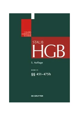 Abbildung von Staub / Otte | Handelsgesetzbuch: HGB, Band 13: §§ 451-475h | 5. Auflage | 2020 | beck-shop.de