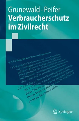 Abbildung von Grunewald / Peifer | Verbraucherschutz im Zivilrecht | 1. Auflage | 2010 | beck-shop.de