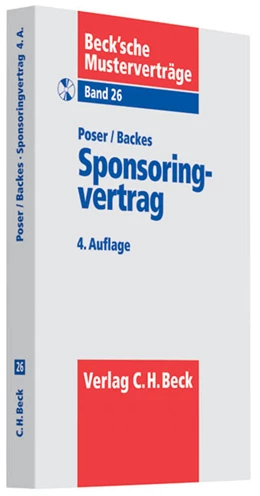 Abbildung von Poser / Backes | Sponsoringvertrag | 4. Auflage | 2010 | Band 26 | beck-shop.de