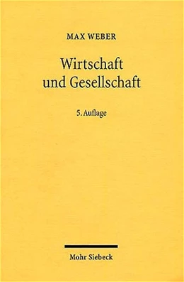 Abbildung von Winckelmann / Weber | Wirtschaft und Gesellschaft | 5. Auflage | 2002 | beck-shop.de