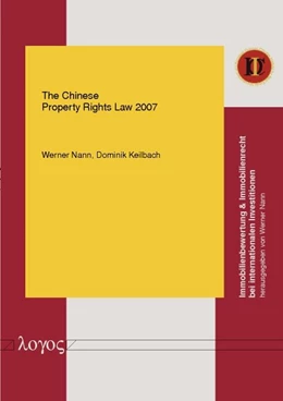 Abbildung von Nann / Keilbach | The Chinese Property Rights Law 2007 | 1. Auflage | 2010 | 4 | beck-shop.de