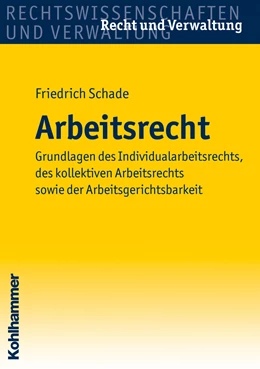 Abbildung von Schade | Arbeitsrecht | 1. Auflage | 2010 | beck-shop.de