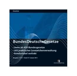 Abbildung von BundesDeutscheGesetze | 1. Auflage | 2011 | beck-shop.de