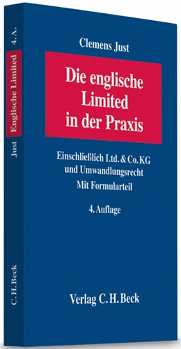 Abbildung von Just | Die englische Limited in der Praxis | 4. Auflage | 2012 | beck-shop.de