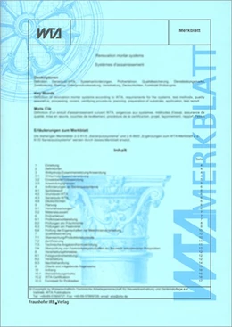 Abbildung von Fachwerkinstandsetzung nach WTA VIII: Tragverhalten von Fachwerkgebäuden | 1. Auflage | 2007 | beck-shop.de