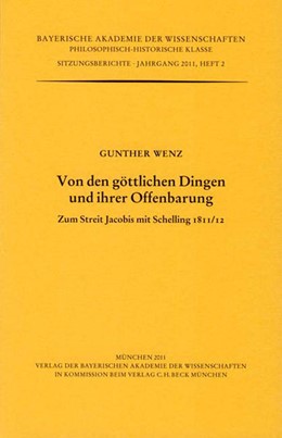 Cover: Wenz, Gunther, Von den göttlichen Dingen und ihrer Offenbarung