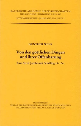 Abbildung von Wenz, Gunther | Von den göttlichen Dingen und ihrer Offenbarung | 1. Auflage | 2011 | beck-shop.de