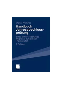 Abbildung von Krommes | Handbuch Jahresabschlussprüfung | 3. Auflage | 2011 | beck-shop.de