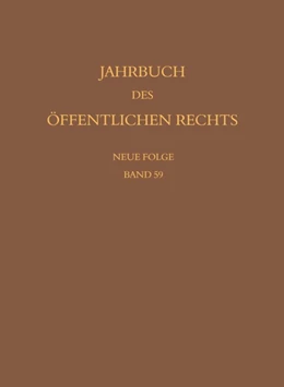 Abbildung von Häberle | Jahrbuch des öffentlichen Rechts der Gegenwart. Neue Folge | 1. Auflage | 2011 | Band 59 | beck-shop.de