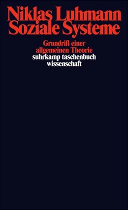 Abbildung von Luhmann | Soziale Systeme | 18. Auflage | 1987 | beck-shop.de