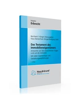 Abbildung von Klinger / Becker | Das Testament des Immobilieneigentümers | 2. Auflage | 2010 | beck-shop.de