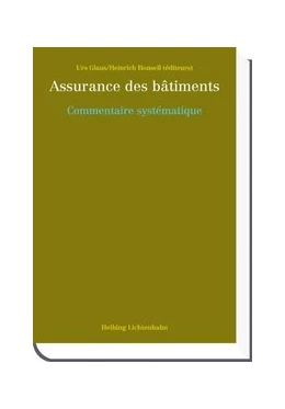 Abbildung von Glaus / Honsell | Assurance des bâtiments | 1. Auflage | 2010 | beck-shop.de
