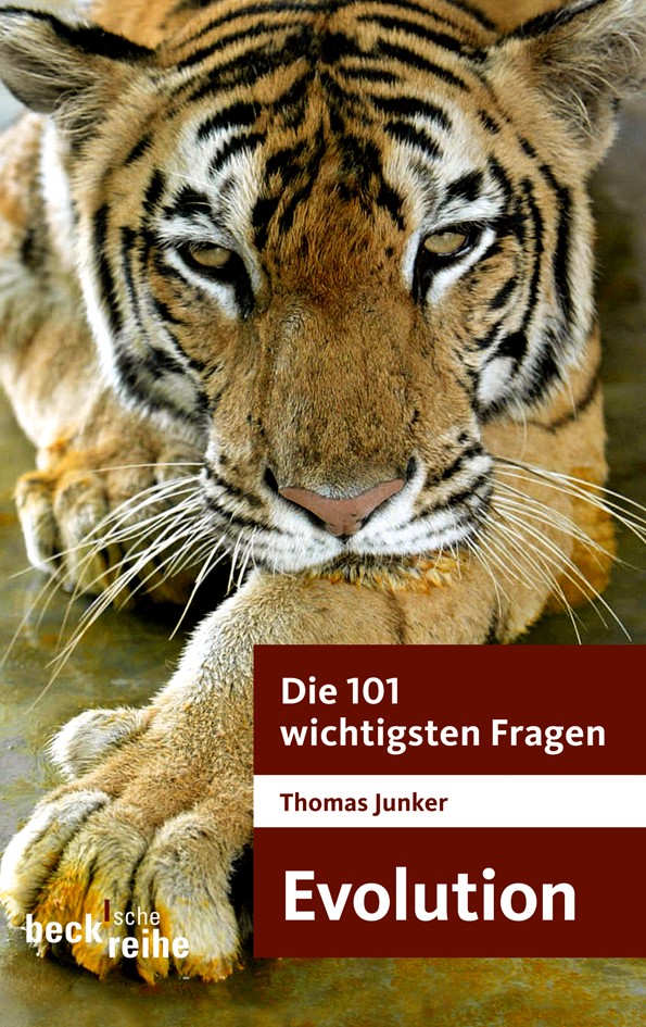 Cover: Junker, Thomas, Die 101 wichtigsten Fragen - Evolution