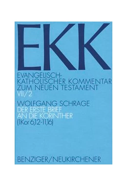 Abbildung von Brox / Gnilka | Der 1. Brief an die Korinther, EKK VII/2 | 1. Auflage | 1995 | Band VII/2 | beck-shop.de