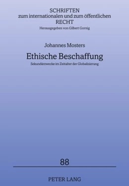 Abbildung von Mosters | Ethische Beschaffung | 1. Auflage | 2010 | 88 | beck-shop.de