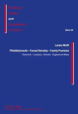 Abbildung von Wolff | Pflichtteilsrecht - Forced Heirship - Family Provision | 1. Auflage | 2011 | 28 | beck-shop.de