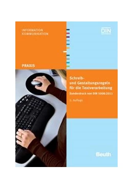 Abbildung von DIN e.V. (Hrsg.) | Schreib- und Gestaltungsregeln für die Textverarbeitung | 1. Auflage | 2011 | beck-shop.de