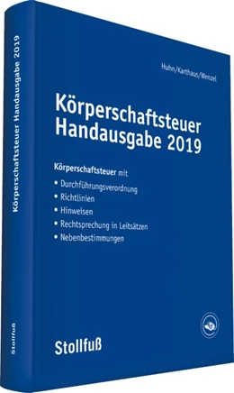 Abbildung von Huhn / Karthaus | Körperschaftsteuer • Online | 1. Auflage | | beck-shop.de