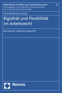 Abbildung von Maschmann | Rigidität und Flexibilität im Arbeitsrecht | 1. Auflage | 2012 | beck-shop.de